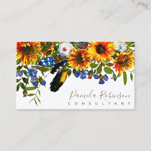 Persoonlijke oproepkaart visitekaartje (Voorkant)