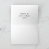 Persoonlijke opstijgende adelaar Hartelijk dank Bedankkaart (Binnen)