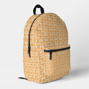 Persoonlijke Oranje Boho Patroon Rugzak
