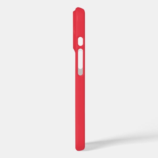 Persoonlijke oranje initiële iPhone / iPad hoes (Achterkant / Links)