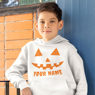 Persoonlijke Oranje Pompoen Halloween Kindernaam