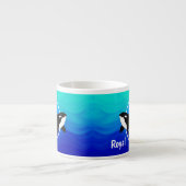 Persoonlijke Orca espressiekop Espresso Kop (Voorkant)