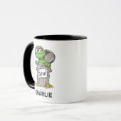 Persoonlijke Oscar the Grouch Scram Mok (Voorkant links)