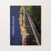 Persoonlijke Otranto 's nachts, Apulië, Italië Legpuzzel (Verticaal)