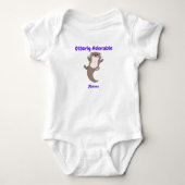 Persoonlijke Otterly Schattig Baby Bodysuit (Voorkant)