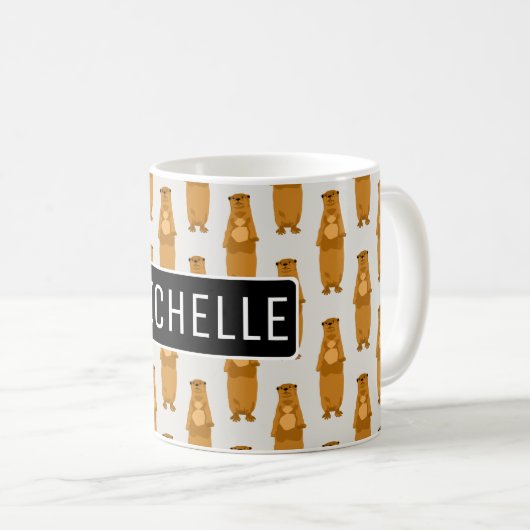 Persoonlijke otters koffiemok (Voorkant rechts)