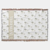 Persoonlijke Oud-Engelse Herdershond Deken (Voorkant)