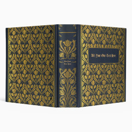 Persoonlijke oude 3-ringsband voor boeken 2" multomap