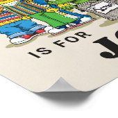 Persoonlijke Oude Sesamstraat Vrienden Poster (Hoek)