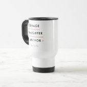 Persoonlijke Overleverende Tienerdochter Reisbeker (Voorkant links)