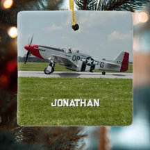 Persoonlijke P-51 Mustang-vliegtuigfoto