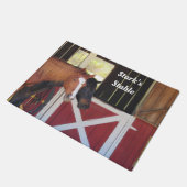 Persoonlijke paarden bij Stable Doormat Deurmat (Schuin)