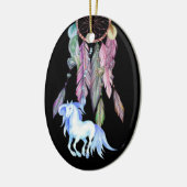 Persoonlijke paarden, dromers, dromen en wensen keramisch ornament (Links)