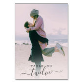 Persoonlijke paardenfoto met briefterende bruiloft kaart (Achterkant)