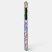 Persoonlijke Paarse Blauwe Turquoise Roze Marmer K Case-Mate iPhone Case (Achterkant/links)