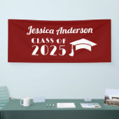 Persoonlijke paarse en witte afgradatie spandoek (Beurs)