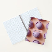 Persoonlijke Paarse IJsschep Notitieboek (Binnen)