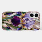 Persoonlijke Paarse Iris Hoesje Elegant (Achterkant (horizontaal))