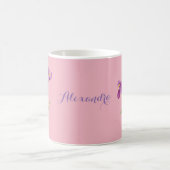 Persoonlijke Paarse Iris-Mok Koffiemok (Center)