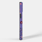 Persoonlijke Paarse kleurrijke kunsten iPhone 14 H Case-Mate iPhone Case (Achterkant / Rechts)