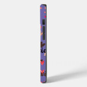 Persoonlijke Paarse kleurrijke kunsten iPhone 14 H Case-Mate iPhone Case (Achterkant / Links)