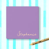 Persoonlijke paarse script Post-it plakbriefjes Post-it® Notes