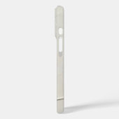 Persoonlijke Paarse Veer Aangepaste Naam Monogram Case-Mate iPhone Case (Achterkant / Links)