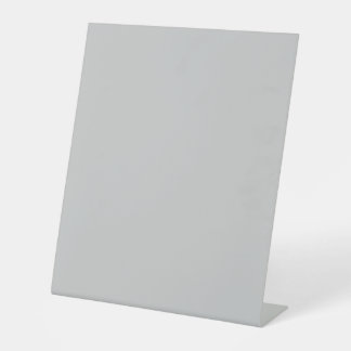 Persoonlijke paarse wandkalender reclamebord met voetstuk