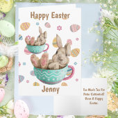 Persoonlijke paasbundel in teams feestdagen kaart