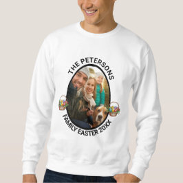 Persoonlijke Paasfoto-eiermand voor de familie Trui