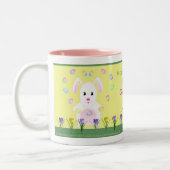 Persoonlijke paasfoto-Mok Tweekleurige Koffiemok (Links)