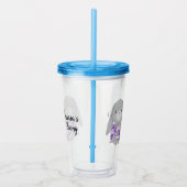 Persoonlijke Paashaas Acryl Drinkbeker (Rechts)