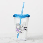 Persoonlijke Paashaas Acryl Drinkbeker (Achterkant)