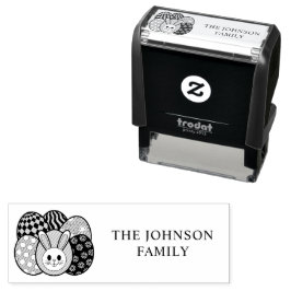 Persoonlijke Paashaas Familie Retour Stempel