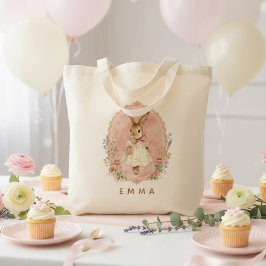 Persoonlijke Paashaas op maat Tote Bag