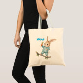 Persoonlijke Paashaas Skateboard Tas (Voorkant (product))
