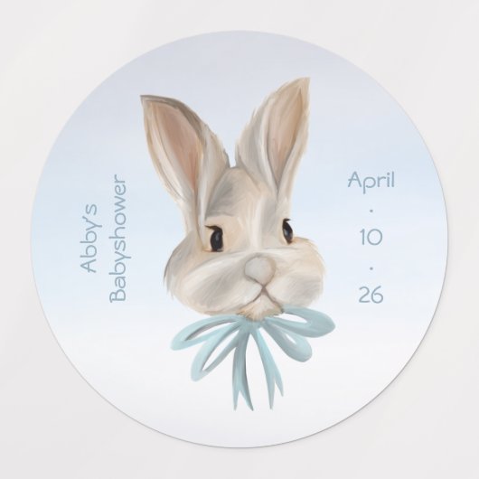 Persoonlijke Paashaas Sticker (Design 2)