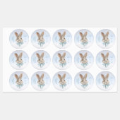 Persoonlijke Paashaas Sticker (Vel)