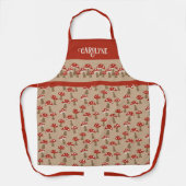 Persoonlijke paddenstoelen Apron Schort (Voorkant)