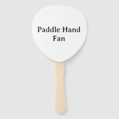 Persoonlijke Paddle Paddle Handventilator Handwaaier (Voorkant)