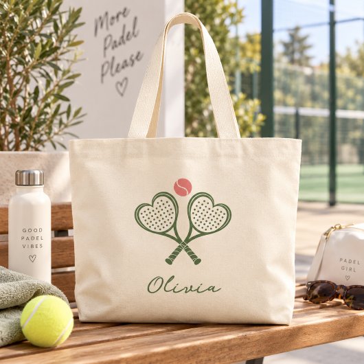 Persoonlijke Padel Tote Tas Aangepaste Naam