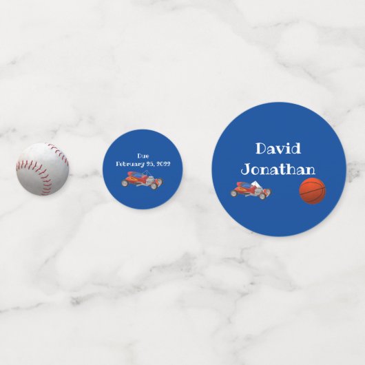 Persoonlijke padnamen confetti (Voorkanten)