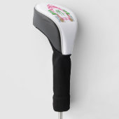 Persoonlijke Pagode Monogram golfhoofdhoes Golfheadcover (Schuin)