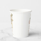 Persoonlijke Palmen en Prosecco Bruidsfeest Papieren Bekers (Rechts)