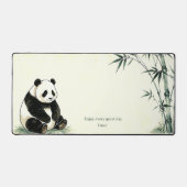 Persoonlijke Panda Bamboe Bureau Onderlegger Bureaumat (Voorkant)