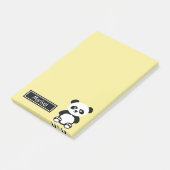 Persoonlijke Panda Beer Dieren Kinderen Kawaii Gee Post-it® Notes (Schuin)
