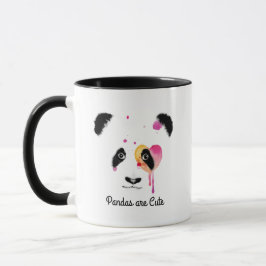 Persoonlijke Panda Hart Beer Mok