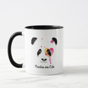 Persoonlijke Panda Hart Beer Mok