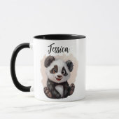 Persoonlijke Panda Mok – Custom Panda Coffee Mug (Links)