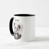 Persoonlijke Panda Mok – Custom Panda Coffee Mug (Voorkant links)